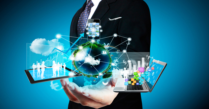 Technology in the hands Technology in the hands